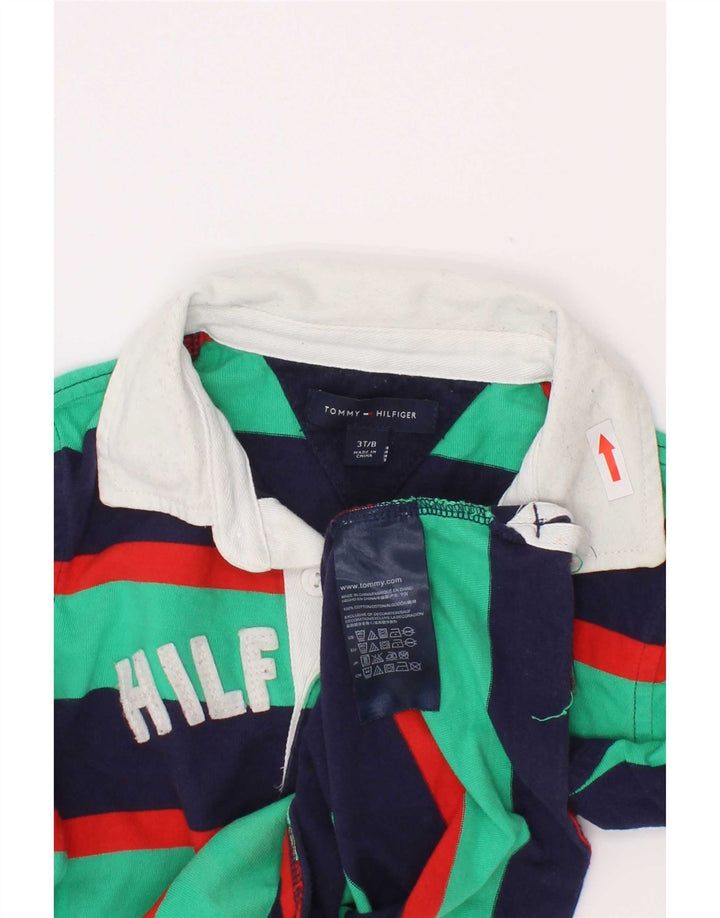 Tommy Hilfiger Rugby-Poloshirt mit Grafik für Jungen, 2–3 Jahre, mehrfarbig