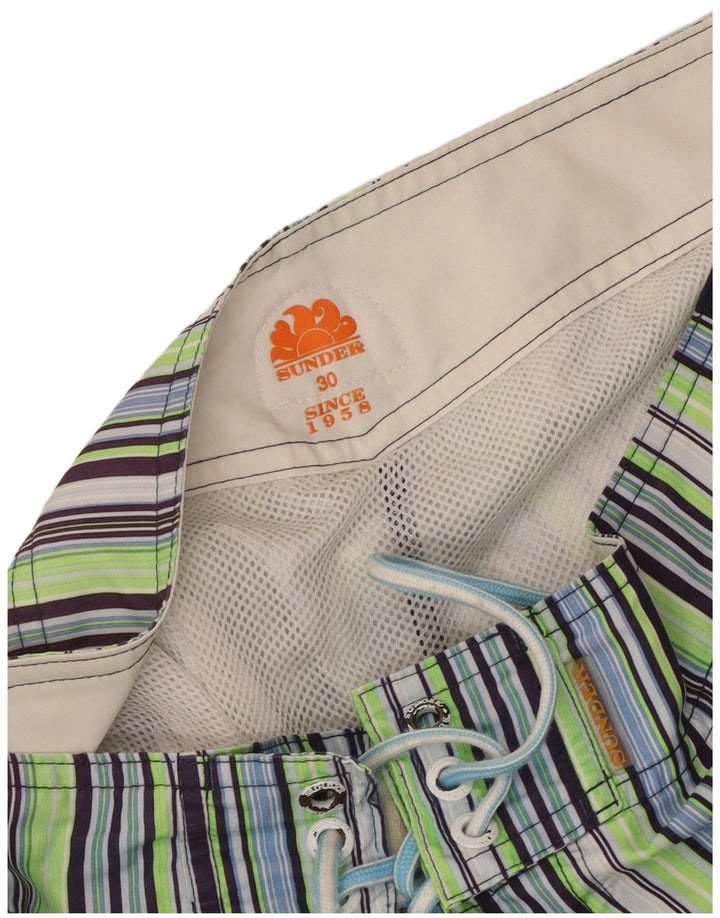 Sundek Herren Badeshorts Medium Mehrfarbig gestreift