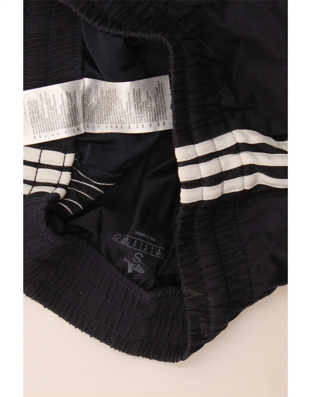 Adidas Herren Sport Shorts Small Marineblau Baumwolle