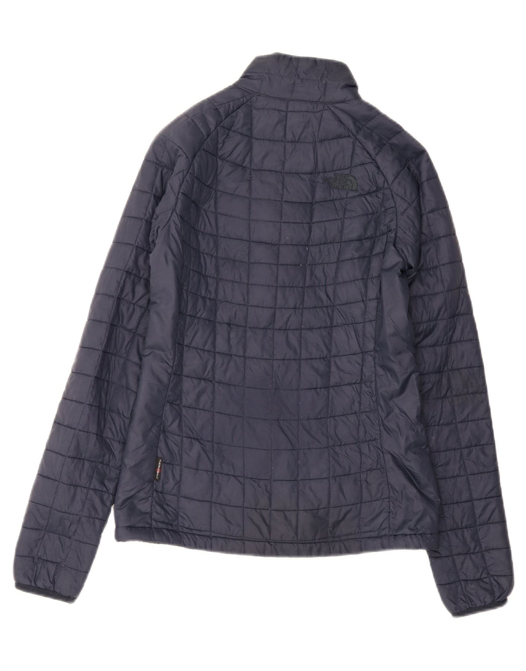 The North Face Damen Wattierte Jacke UK 10 Small Marineblaues Nylon