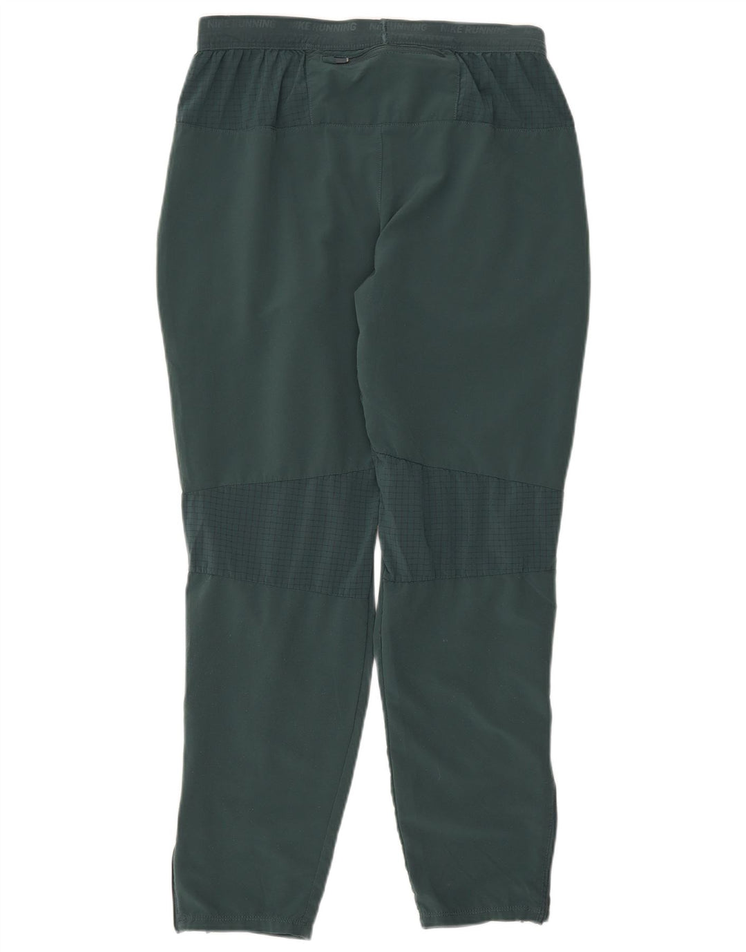 NIKE Womens Dri Fit Tracksuit Trousers UK 14 Large Green Polyester