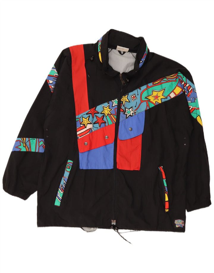 KILLTEC Herren Windjacke UK 42 XL Schwarz Colourblock Polyamid