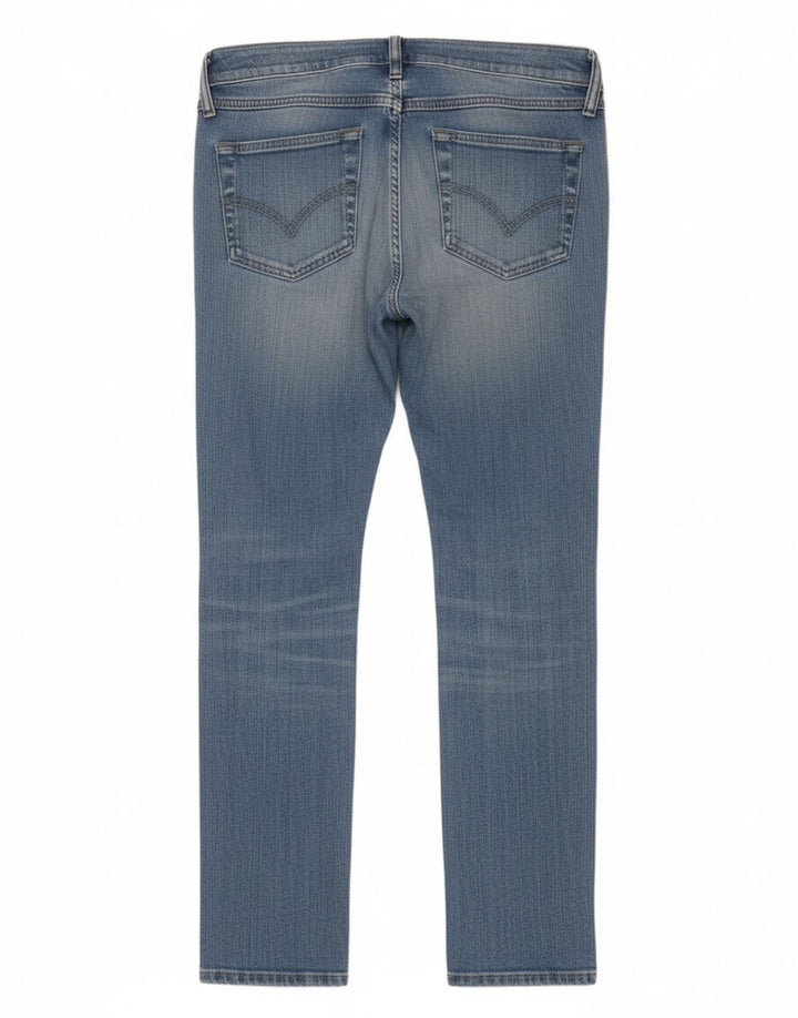 Diesel Damen Matic Slim Jeans W27 L32 Blaue Baumwolle