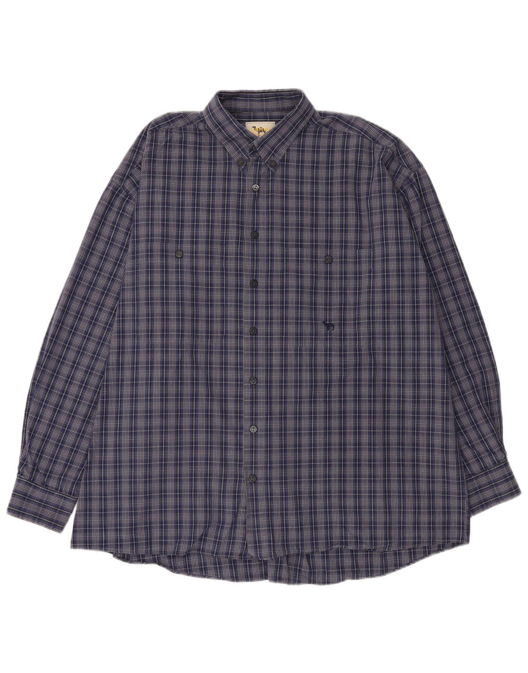 CAMEL ACTIVE Herrenhemd XL Blau kariert