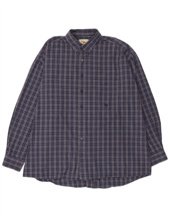 CAMEL ACTIVE Herrenhemd XL Blau kariert