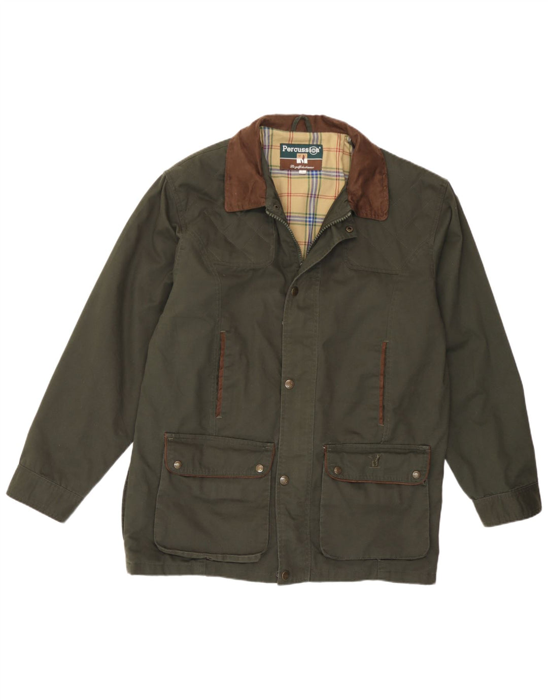 Percussion Herren-Utility-Jacke IT 50/52 Large Khaki Polyester