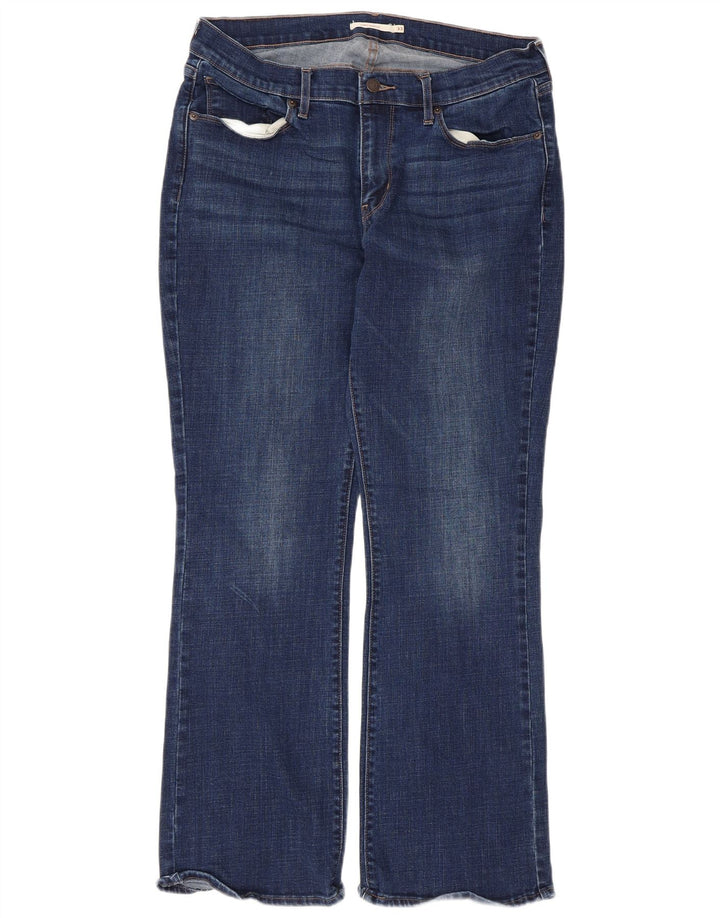 Levi's Damen Curvy Bootcut Jeans W33 L30 Blaue Baumwolle