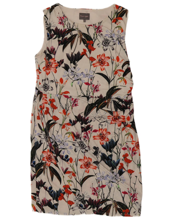 Phase Eight Damen Ärmelloses Etuikleid UK 18 XL Off White Floral