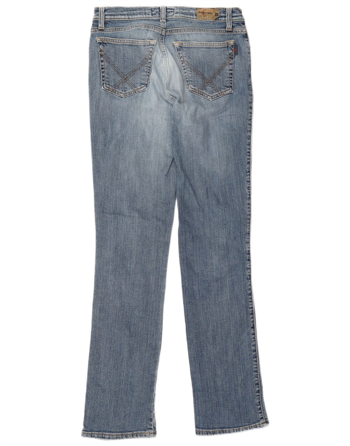 Roy Kompakt Damen Straight Jeans W30 L31 Blaue Baumwolle