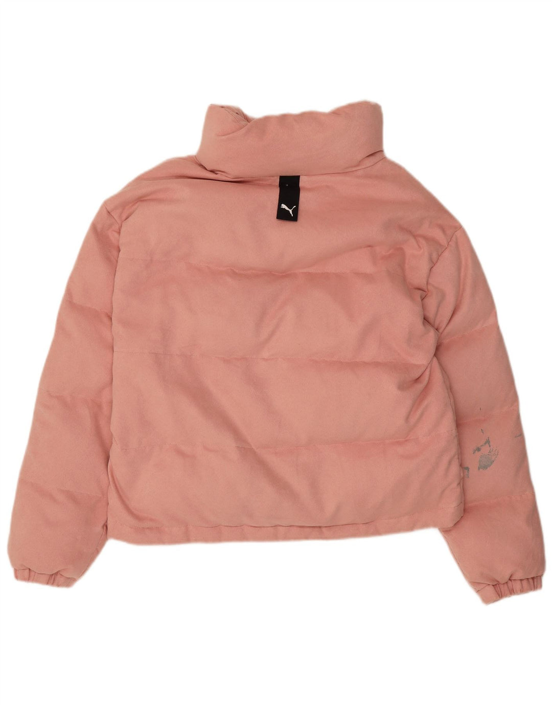 Puma Damen Wattierte Jacke UK 14 Mittelrosa Polyester