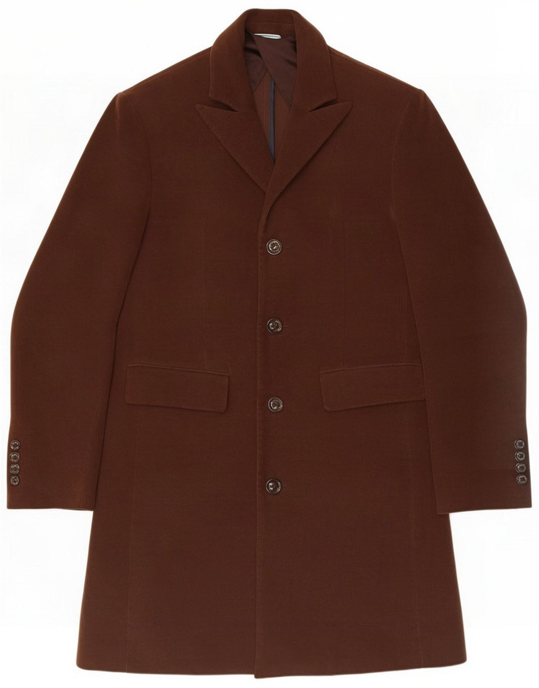 Guess Herrenmantel UK 38 mittelbraune Baumwolle