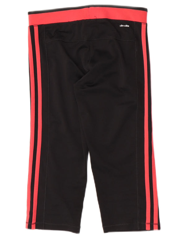 Adidas Climalite Capri-Leggings für Mädchen, 13–14 Jahre, Schwarz, Farbblock