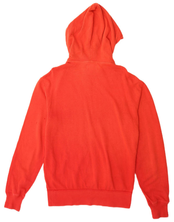 Polo Ralph Lauren Herren-Kapuzenpullover mit Grafik, mittelrote Baumwolle