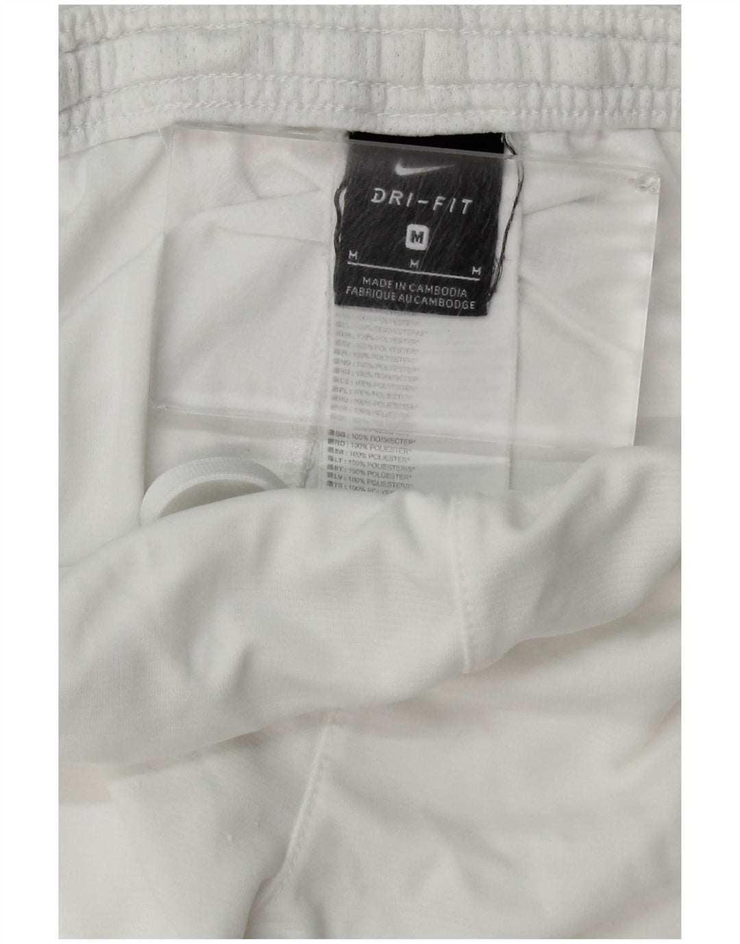 Nike Herren Dri Fit Sport Shorts Mittelweißes Polyester