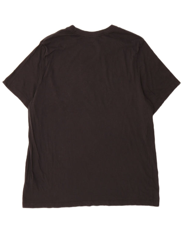 Nike Herren Grafik T-Shirt Top 2XL Schwarz Baumwolle