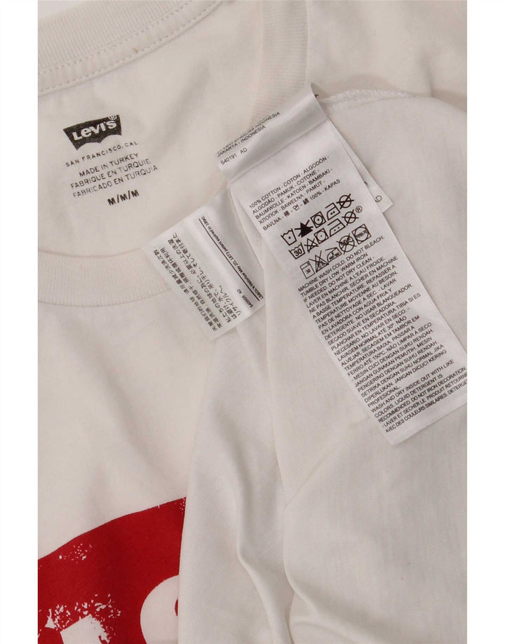 Levi's Herren-T-Shirt mit Grafik, mittelweiße Baumwolle