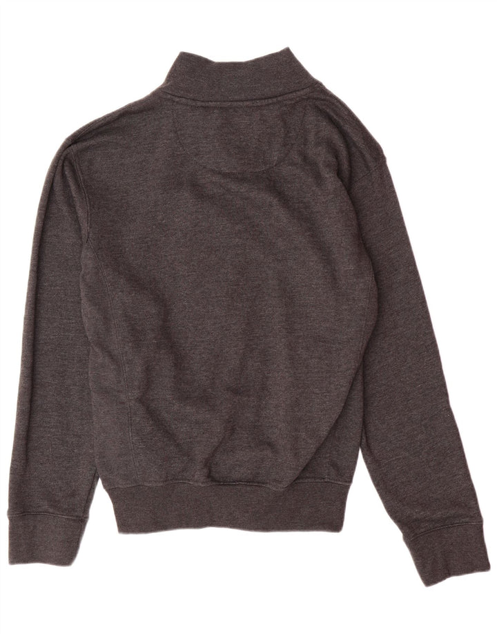 KANGOL Herren-Trainingsanzug-Oberteil, Jacke, Größe S, graue Baumwolle