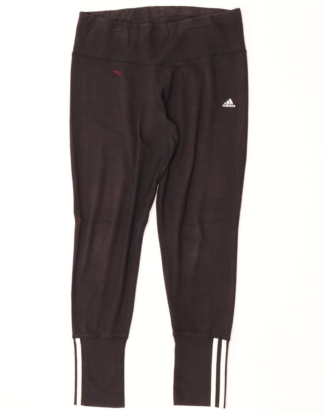 Adidas Damen Leggings UK 12/14 Mittelschwarze Baumwolle