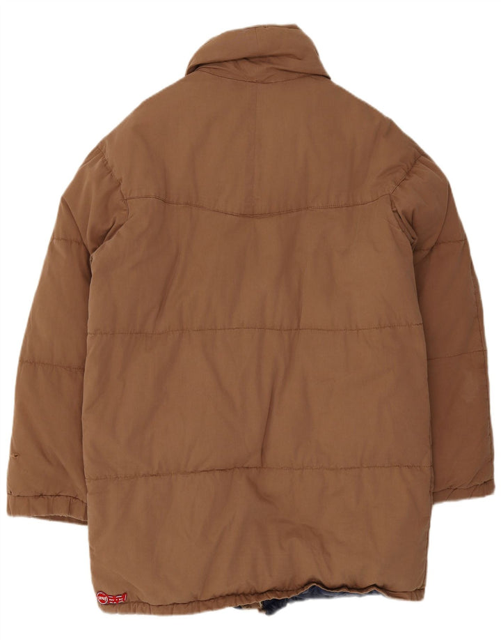 Colmar Herren Wattierte Jacke IT 52 Große braune Baumwolle