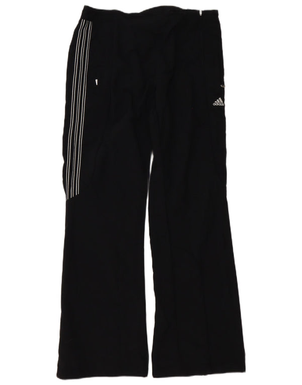 Adidas Damen Trainingshose UK 14 Medium Schwarz Polyester