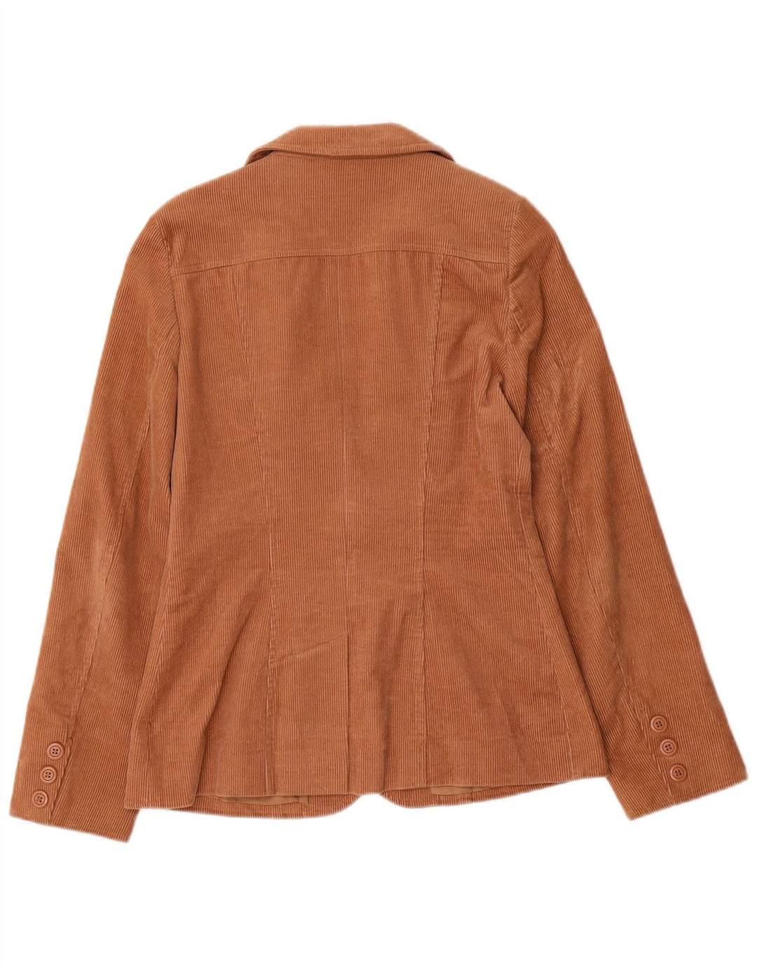 Topshop Damen-Blazer aus Cord mit 2 Knöpfen, Gr. 10, Größe S, Braun, Baumwolle