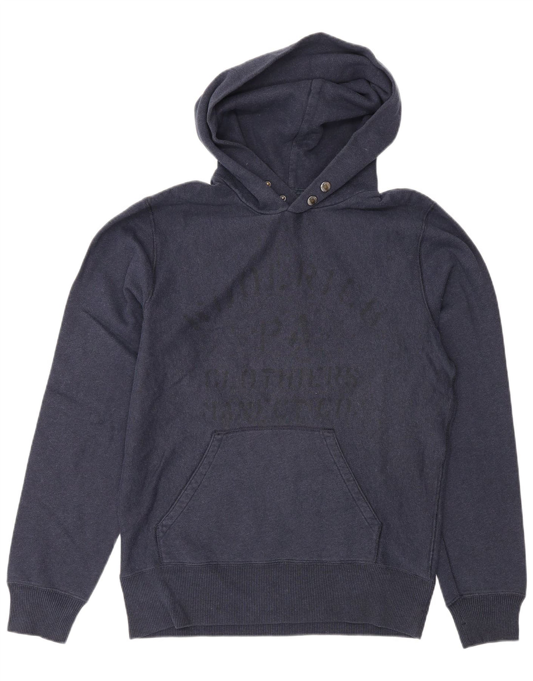 Woolrich Herren-Pullover mit grafischem Kapuzenpullover in mittlerem Marineblau