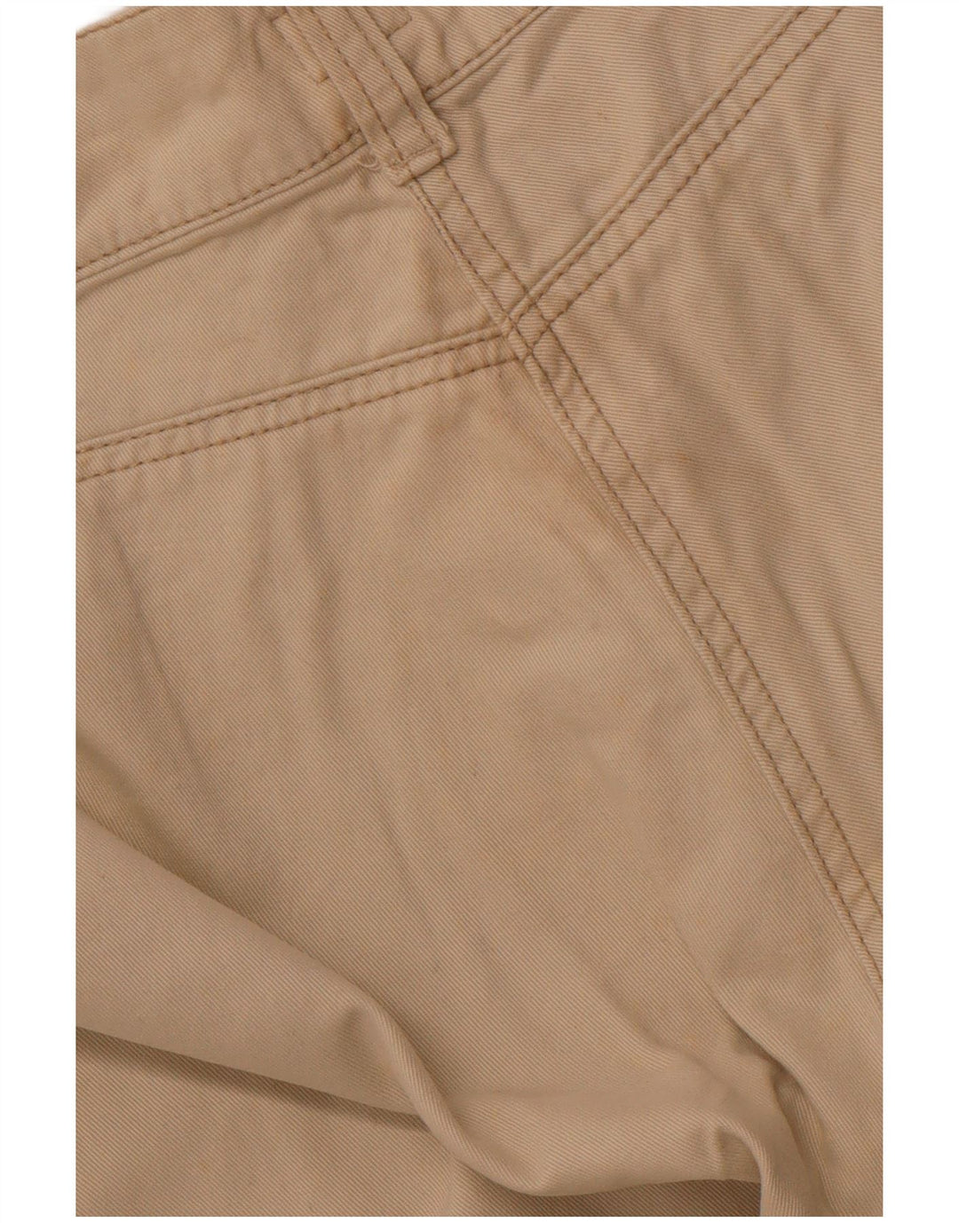 CALVIN KLEIN Damen Gerade Freizeithose W28 L32 Beige Baumwolle