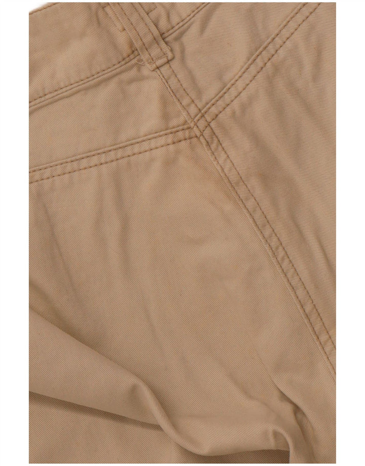 CALVIN KLEIN Damen Gerade Freizeithose W28 L32 Beige Baumwolle