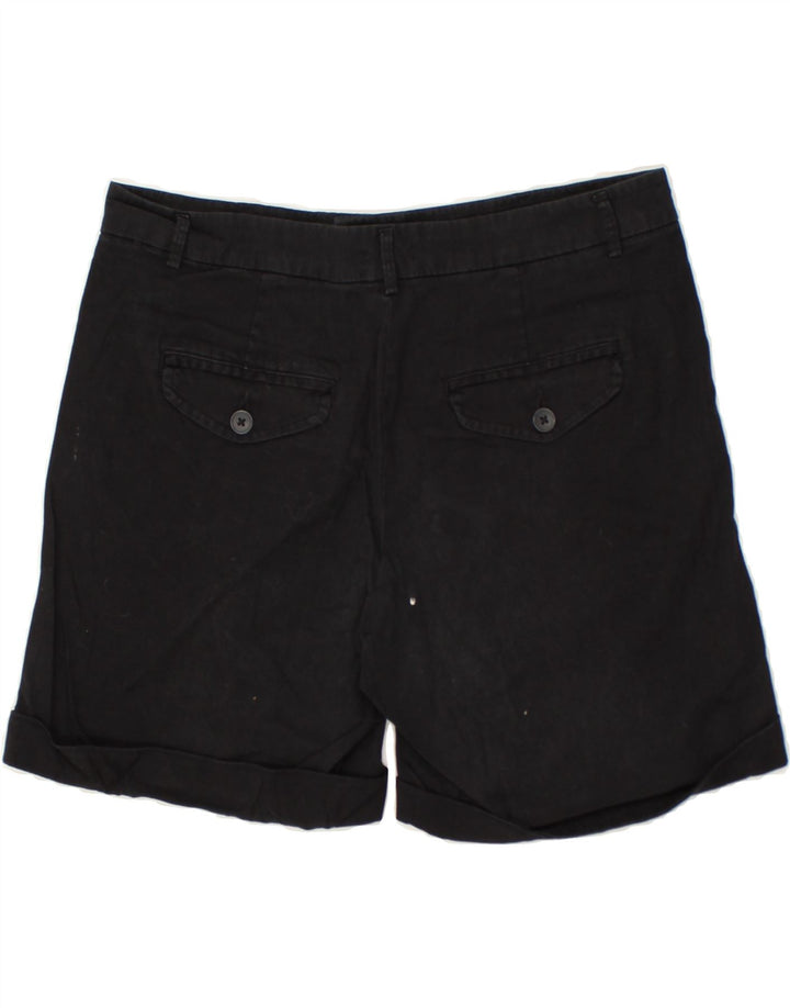 BENETTON Womens Casual Shorts W32 Large Black | Vintage Benetton | Thrift | Second-Hand Benetton | Used Clothing | Messina Hembry 