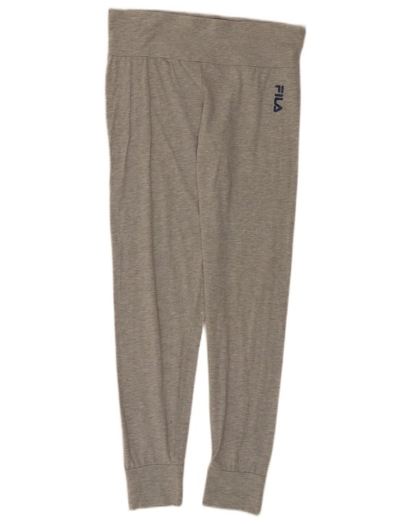 Fila Damen Leggings UK 12 Mittelgrau meliert