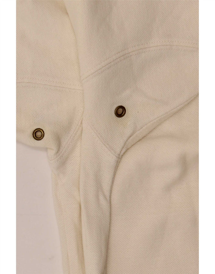 Timberland Herren-Poloshirt, klein, beige, gestreift, Baumwolle
