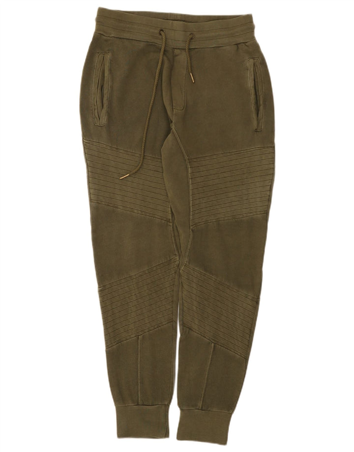 Zara Herren-Trainingshose, Jogginghose, mittlere Khaki-Baumwolle