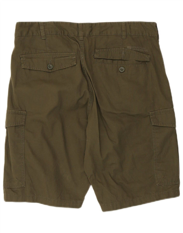 Mountain Warehouse Herren-Cargoshorts, W34, groß, Khaki, Baumwolle