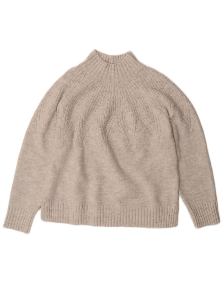 Marks & Spencer Damen-Pullover mit Rollkragen, Gr. 40, Gr. Off White