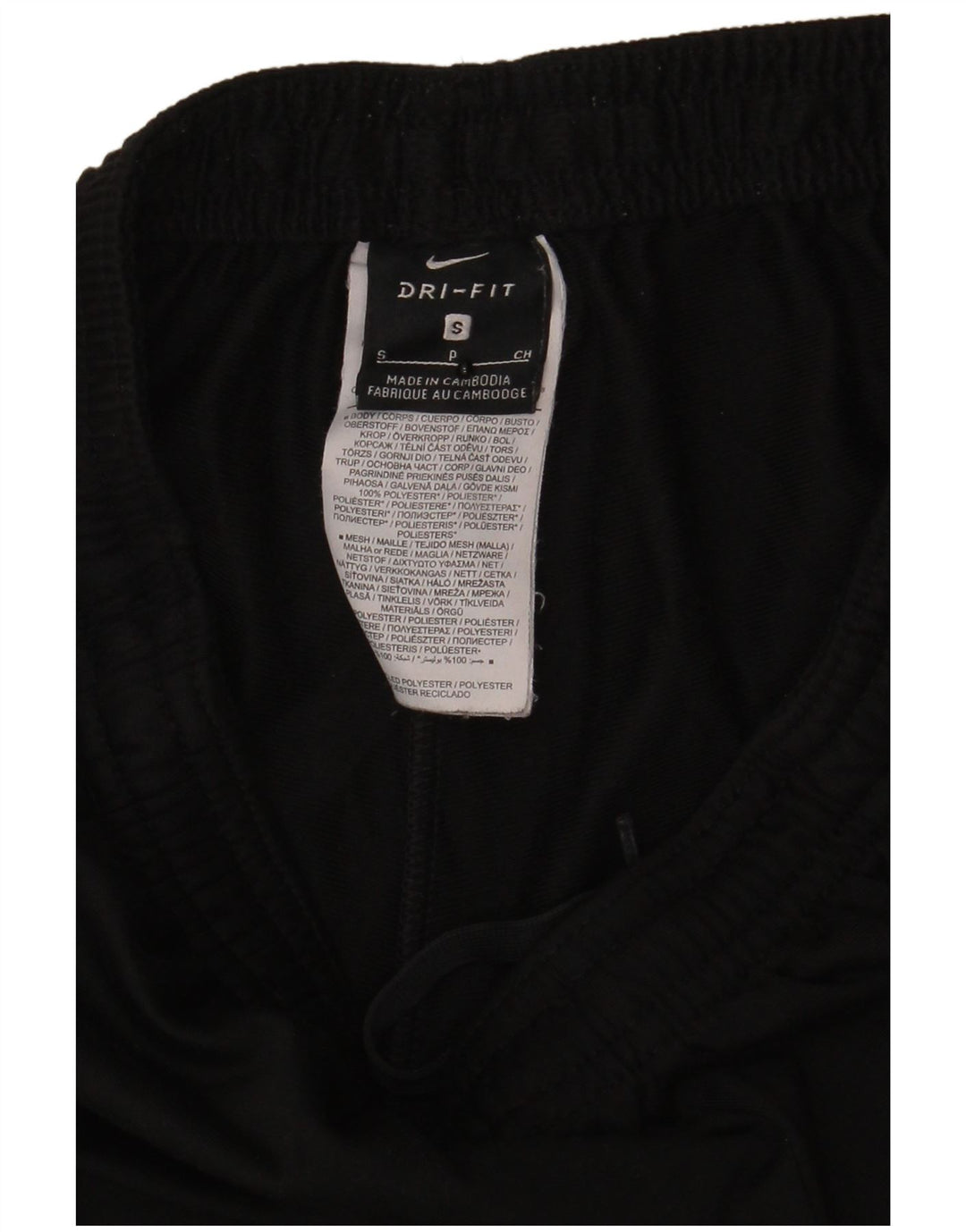 Nike Herren-Trainingshose, Größe S, Schwarz, Polyester