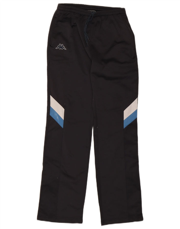 Kappa Herren-Trainingshose, Mittelschwarzes Farbblock-Polyester