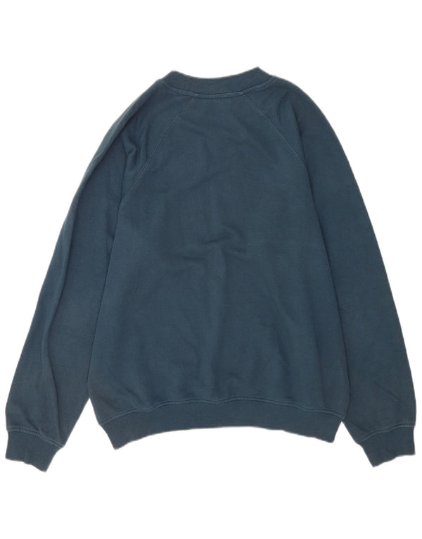 Champion Herren-Sweatshirt mit grafischer lockerer Passform, Größe S, marineblau, Baumwolle