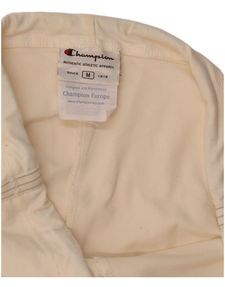 Champion Womens Flare Trainingshose UK 12 Medium Off White Polyamid