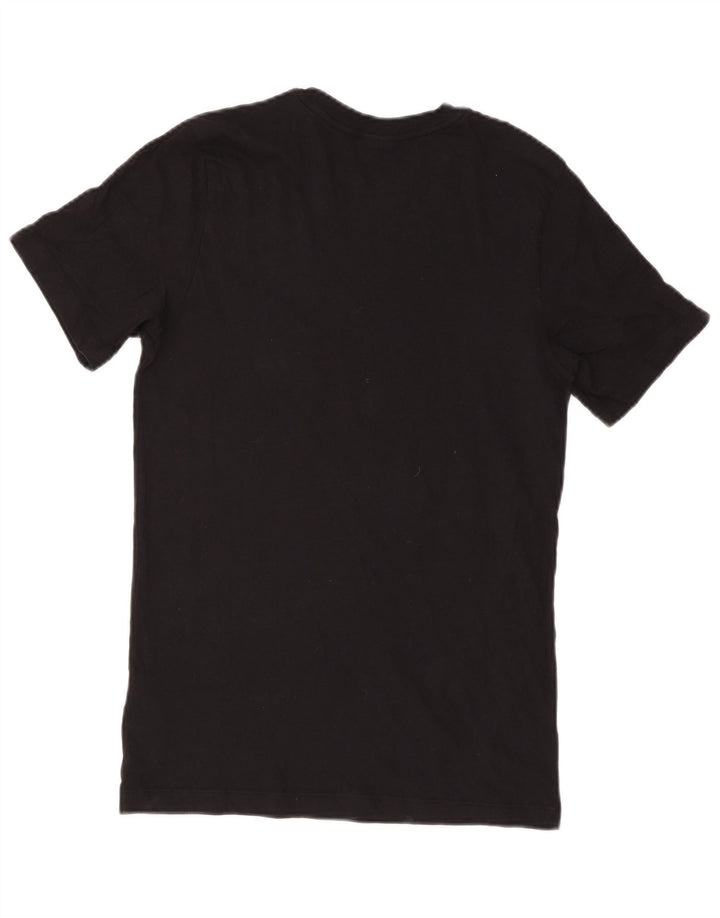 Nike Herren-T-Shirt mit Grafik, Größe S, schwarze Baumwolle