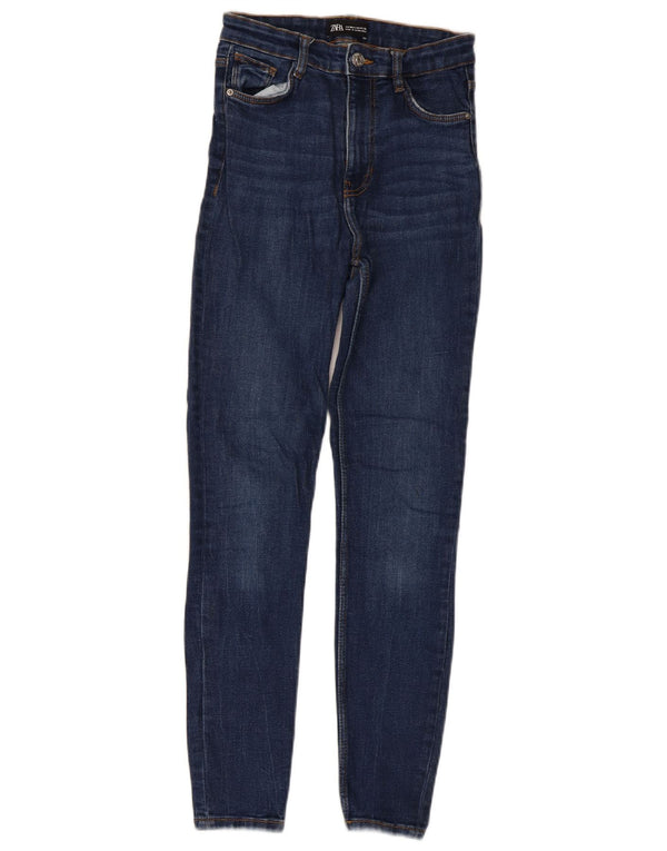 Zara Womens Skinny Jeans EU 36 XS W26 L27 Navy Blue