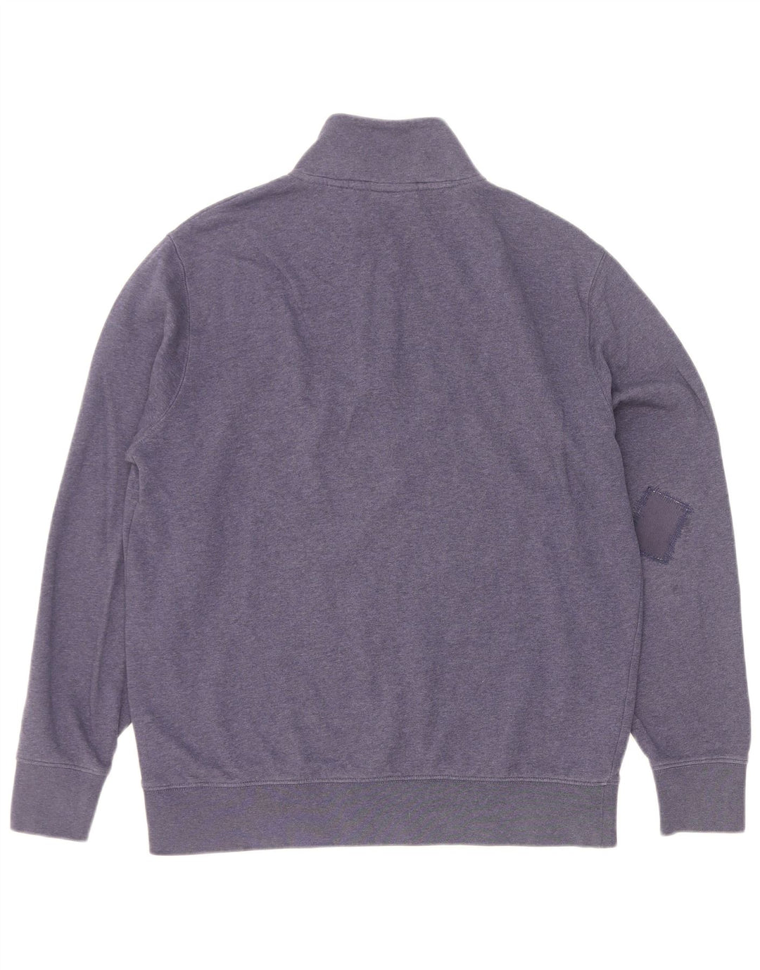 Gant Herren-Sweatshirt mit Reißverschluss am Hals, mittlere marineblaue Baumwolle