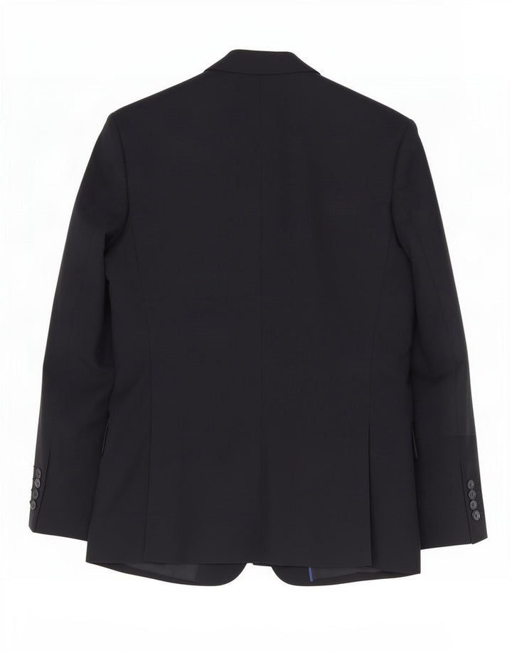 Marks & Spencer Herren-Blazer mit 2 Knöpfen, Gr. 36, Größe S, Schwarz, Polyester