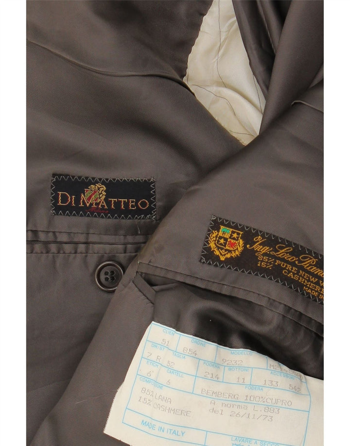 ING LORO PIONA & CO. Herren Blazer Jacke IT 52 XL Schwarz Fischgrätenmuster