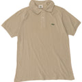 Lacoste Herren-Poloshirt, Größe 4, mittelgrüne Baumwolle