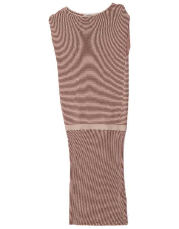 Ärmelloses Pulloverkleid für Damen von Reiss, Gr. 8, klein, rosa gestreift, Viskose