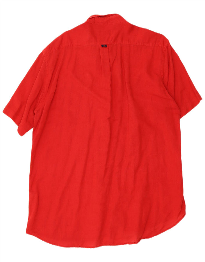 Kappa Herren Kurzarmhemd 2XL Rote Baumwolle