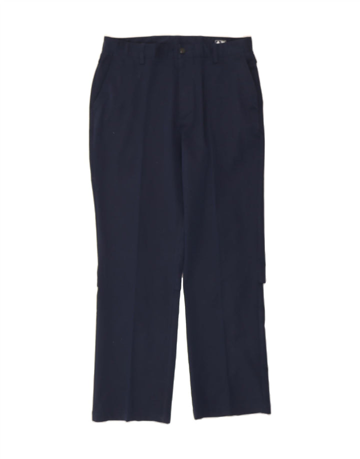ADIDAS Mens Climacool Straight Chino Trousers W36 L32 Navy Blue Polyester Vintage Adidas and Second-Hand Adidas from Messina Hembry 
