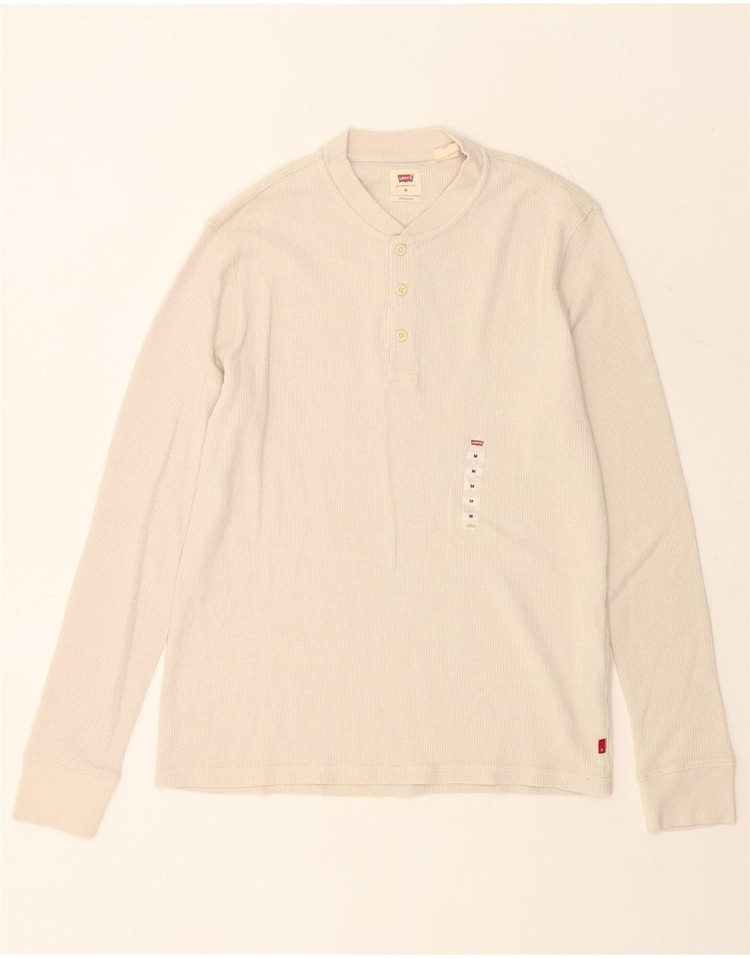 Levi's Herren-Standard-Oberteil, langärmelig, mittelbeige Baumwolle