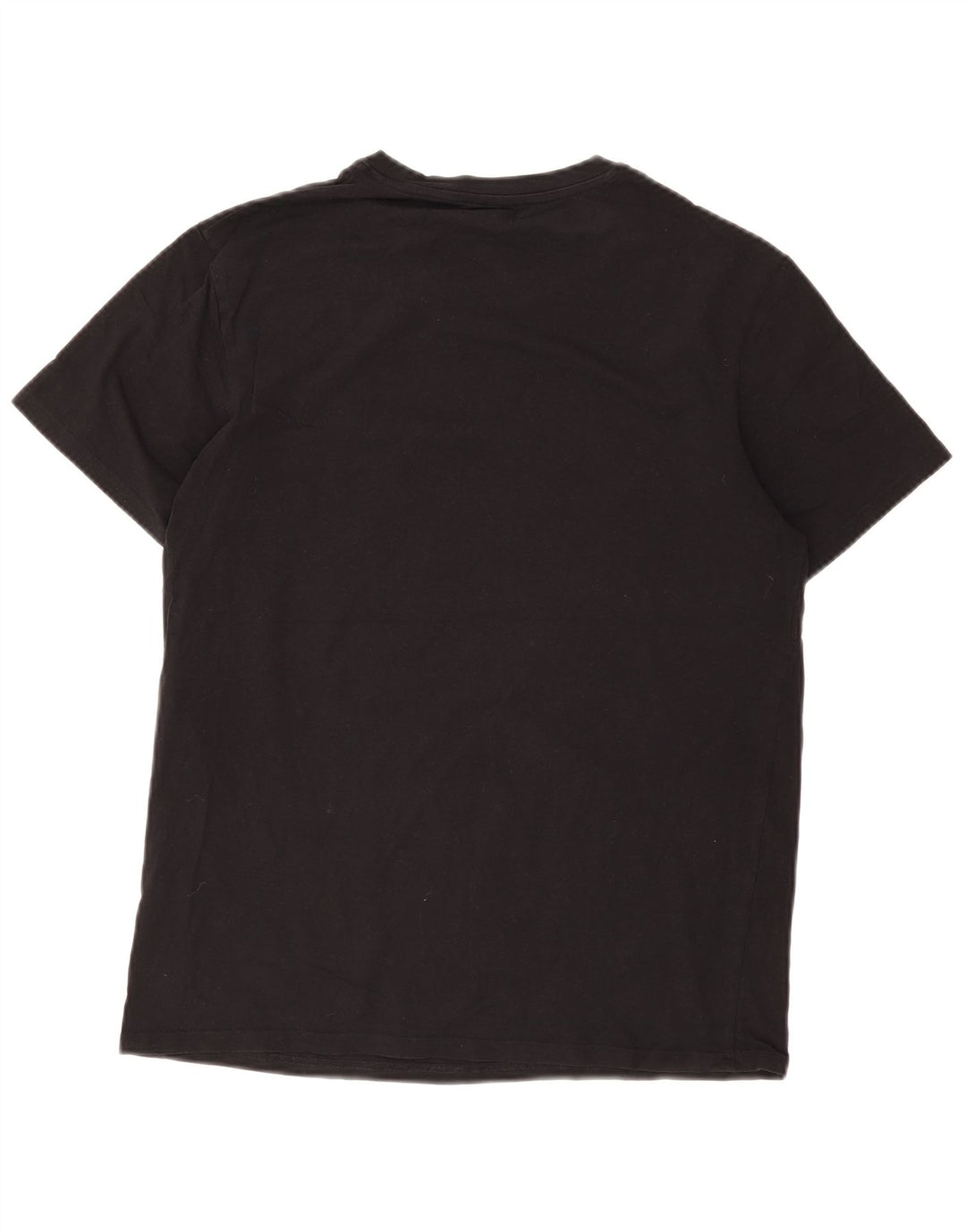 Ted Baker Herren-T-Shirt-Oberteil aus mittelschwarzer Baumwolle
