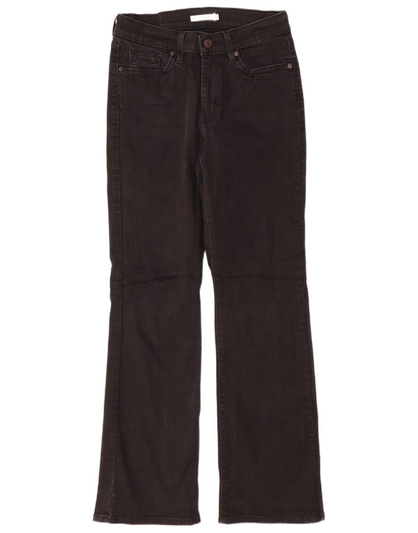 Levi's Damen Bootcut Jeans US 8 Medium W29 L32 Schwarze Baumwolle
